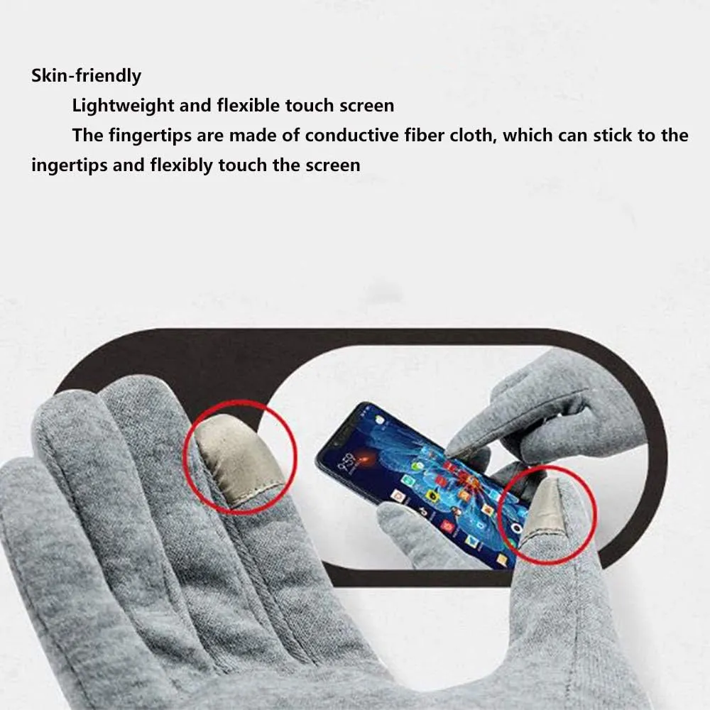 Couple Winter Ski and Snow Gloves-Waterproof and Windproof Ski Gloves for Skiing, Snowboarding and Shovel