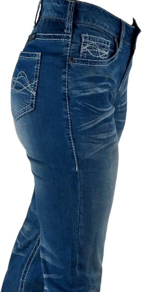 Cowgirl Tuff Western Jeans Womens Shattered Medium Wash JULSHA
