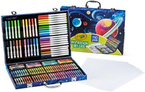 Crayola Inspiration Art Case Coloring Set - Space (140ct), Art Kit For Kids, Toys for Girls & Boys, Art Supplies Set, Gift for Kids, 5  [Amazon Exclusive]