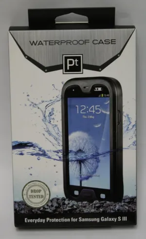 CSWSSGS3-BK OBEX Waterproof Case for Samsung Galaxy S III - 1 Pack - Retail Packaging - Black