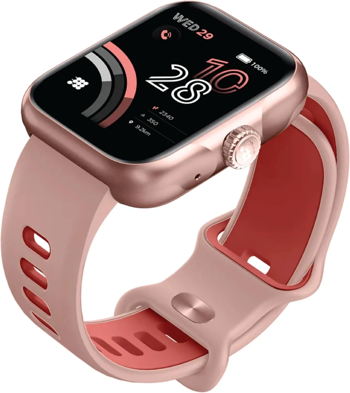 Cubitt Viva Pro Smartwatch/Fitness Tracker with 1.78" Touch AMOLED Screen, Bluetooth Calling, Built in GPS, 60  Sports, Blood Oxygen, Heart Rate, Stress and Sleep Monitor, Waterproof, Step Counter