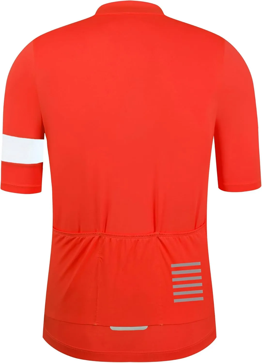 Cycling Jersey Men Zipper Pocket Short Sleeve Lightweight Aero JRace Fit Road Bike Jersey Shirt Cuff Stitching