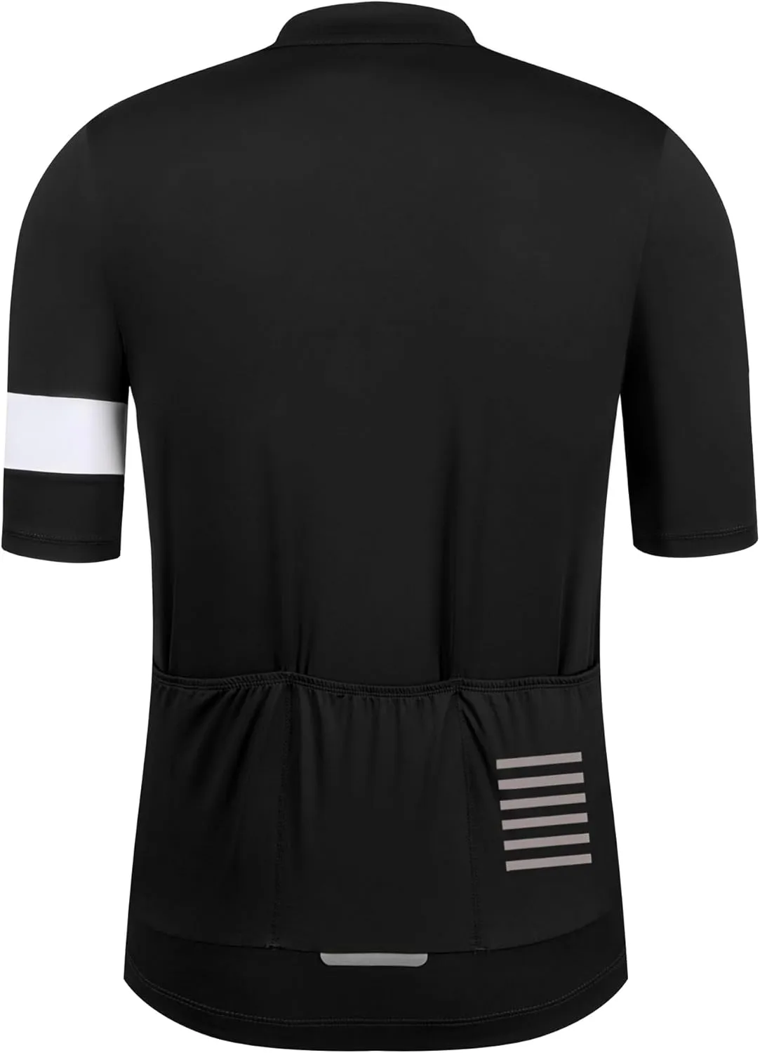 Cycling Jersey Men Zipper Pocket Short Sleeve Lightweight Aero JRace Fit Road Bike Jersey Shirt Cuff Stitching