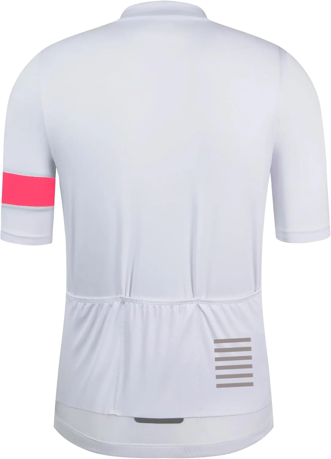 Cycling Jersey Men Zipper Pocket Short Sleeve Lightweight Aero JRace Fit Road Bike Jersey Shirt Cuff Stitching
