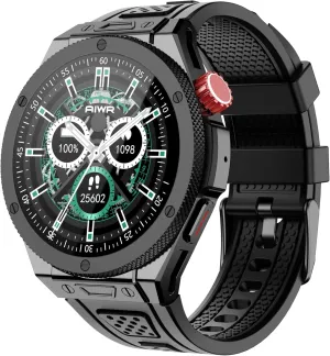 Cynex Smartwatch GPS, 5ATM Waterproof, 1.43” AMOLED, 3A ENC Bluetooth Calls, AI Watch Faces, 150  Sports Modes,13  mini Apps, 60Hz Touchscreen (Black)