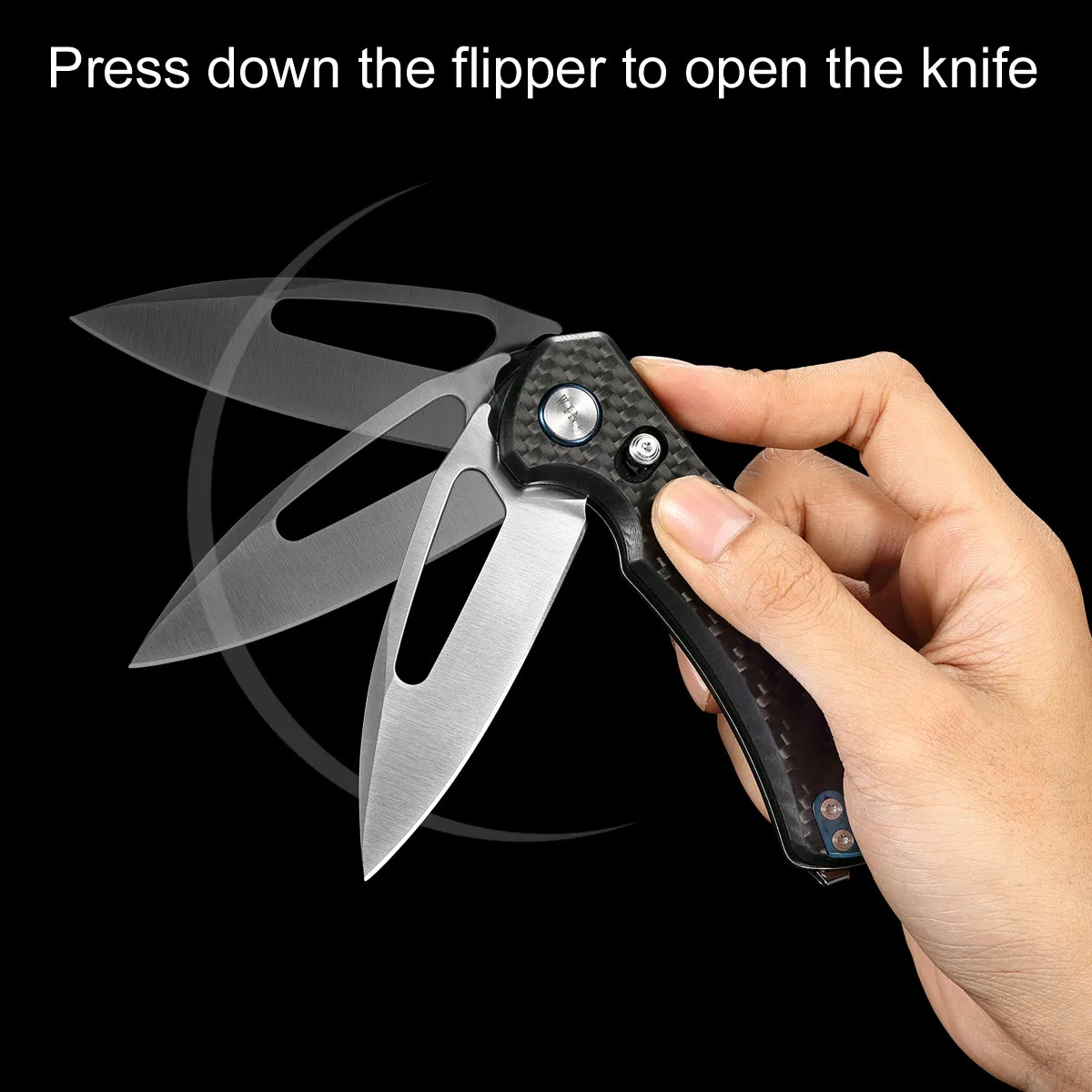 D2 Pocket Knife With G10 Handle And Axis Lock System (Our Patents)