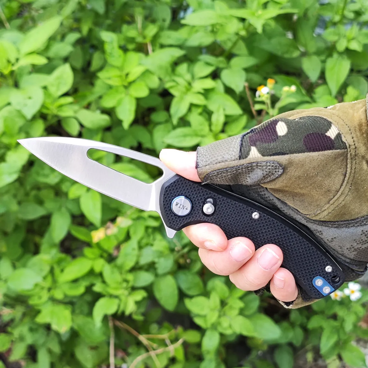 D2 Pocket Knife With G10 Handle And Axis Lock System (Our Patents)