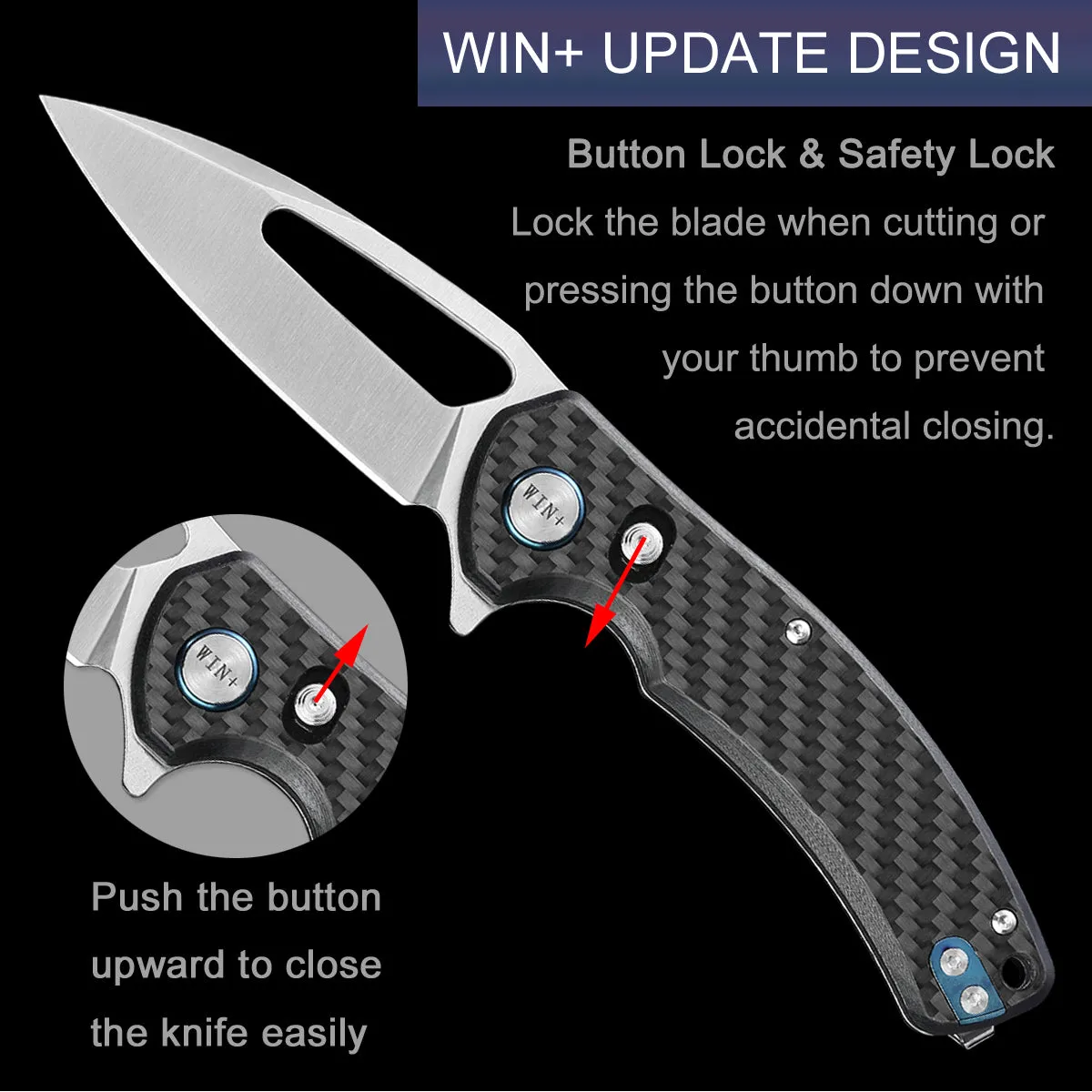 D2 Pocket Knife With G10 Handle And Axis Lock System (Our Patents)