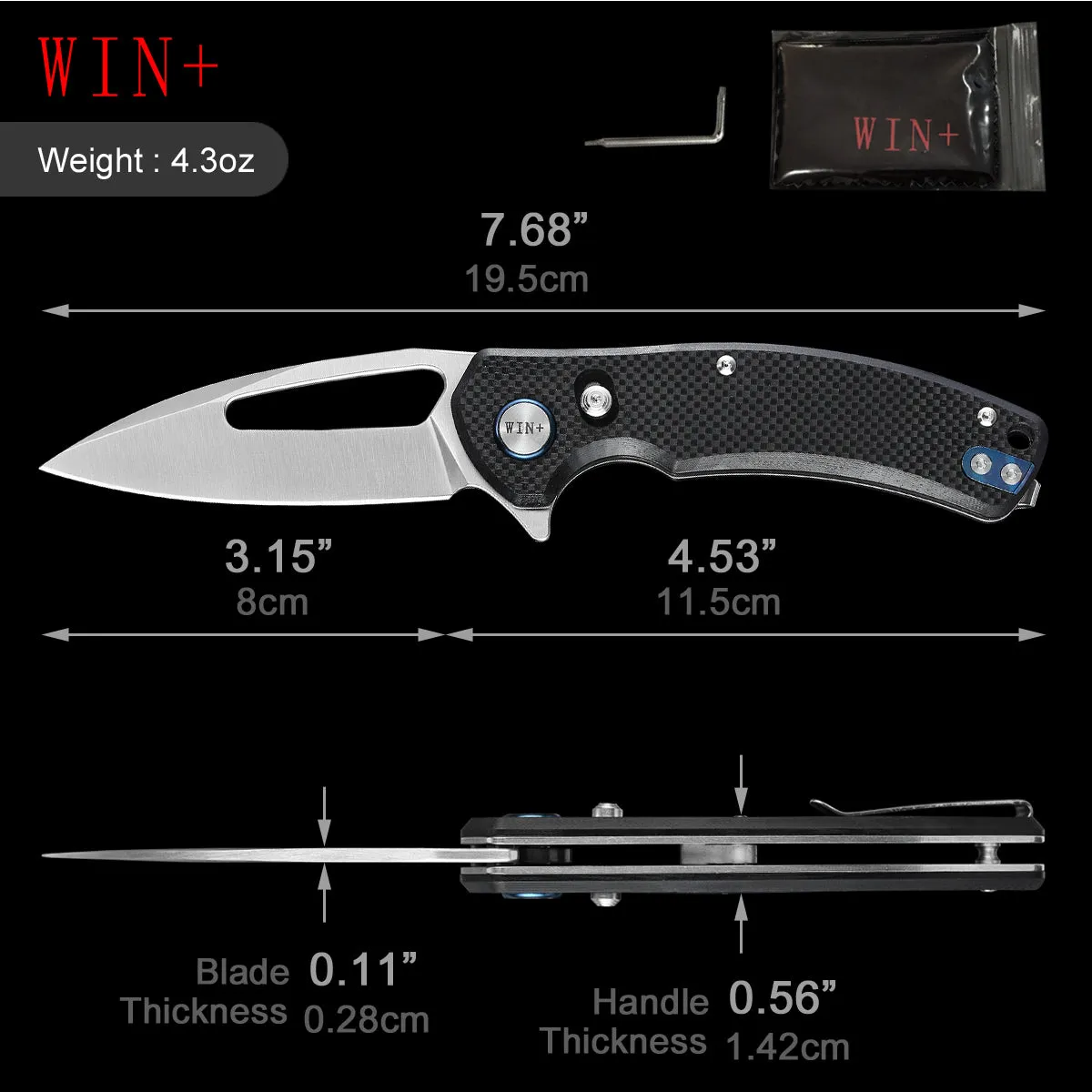D2 Pocket Knife With G10 Handle And Axis Lock System (Our Patents)