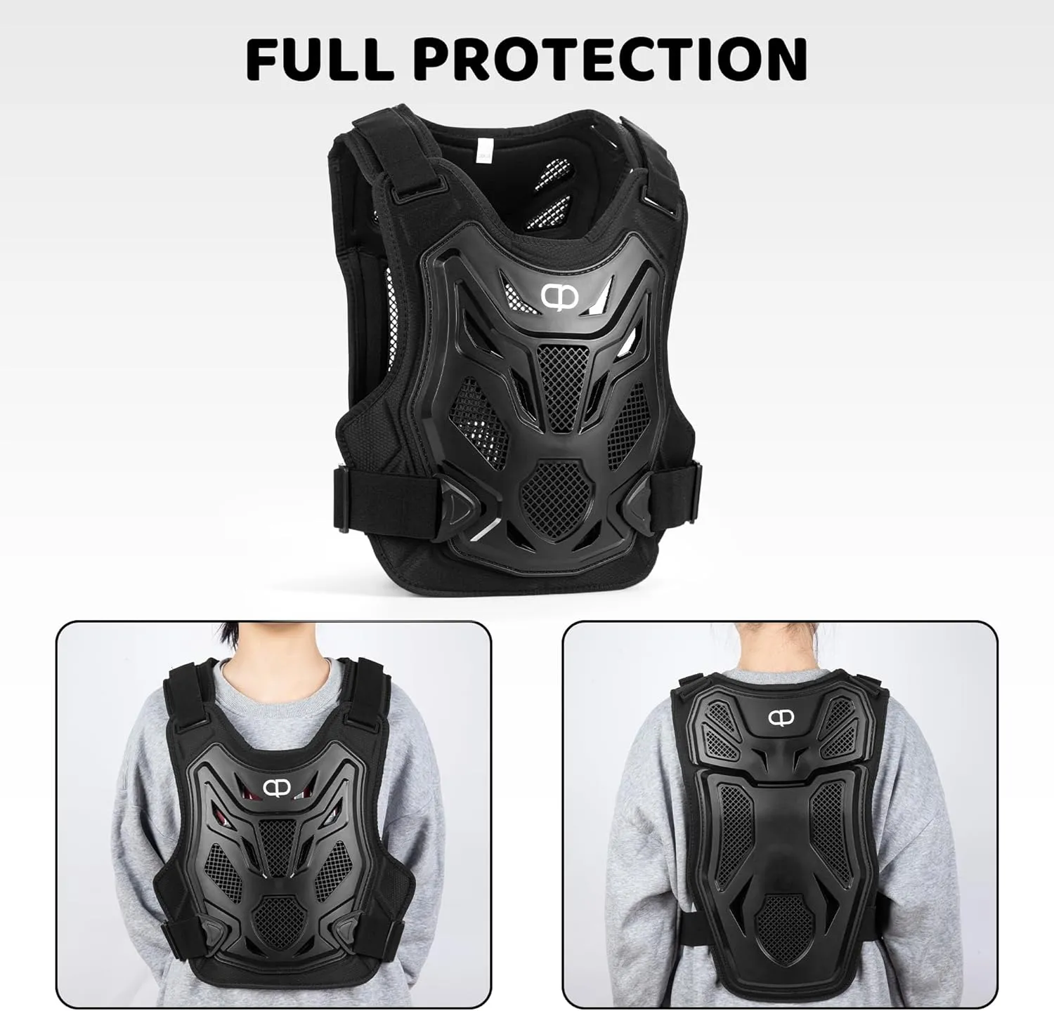 DA - Off Road Bicycle Equipment, Youth Motorcycle Riding Protective Equipment, Off-Road Motorcycle Armor Set, Boys and Girls, Mountain Bike Riding Chest Protector