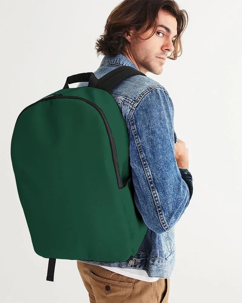 Dark Green Waterproof Backpack | Dark Pastel Green | C60M0Y60K80