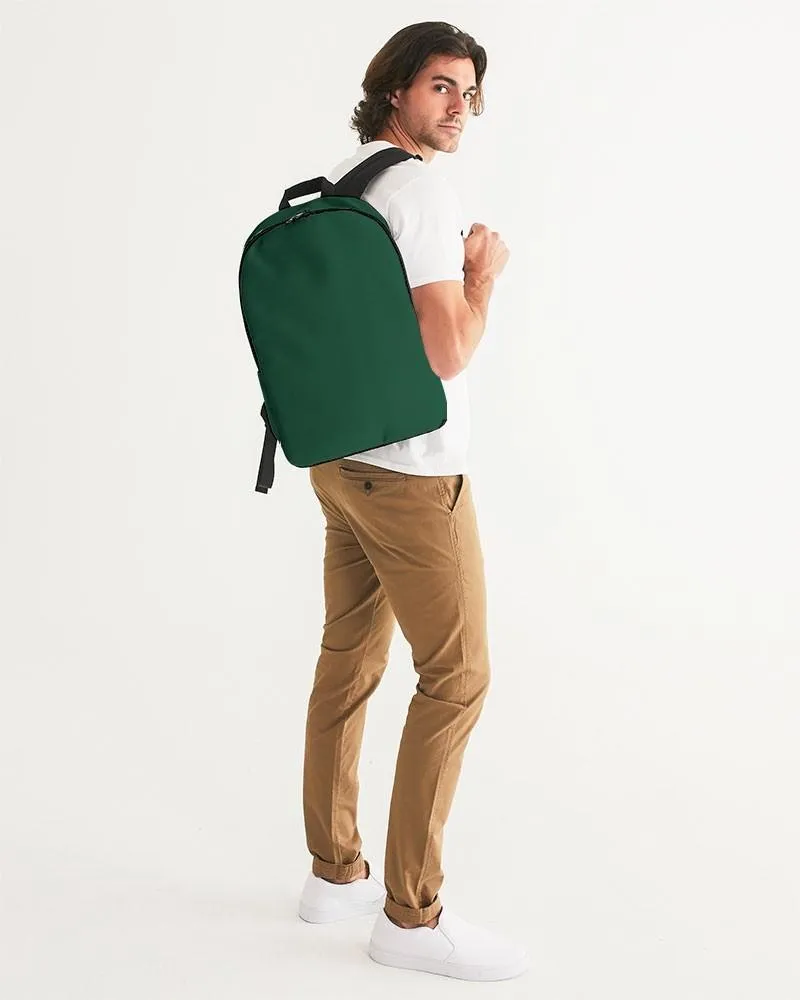 Dark Green Waterproof Backpack | Dark Pastel Green | C60M0Y60K80