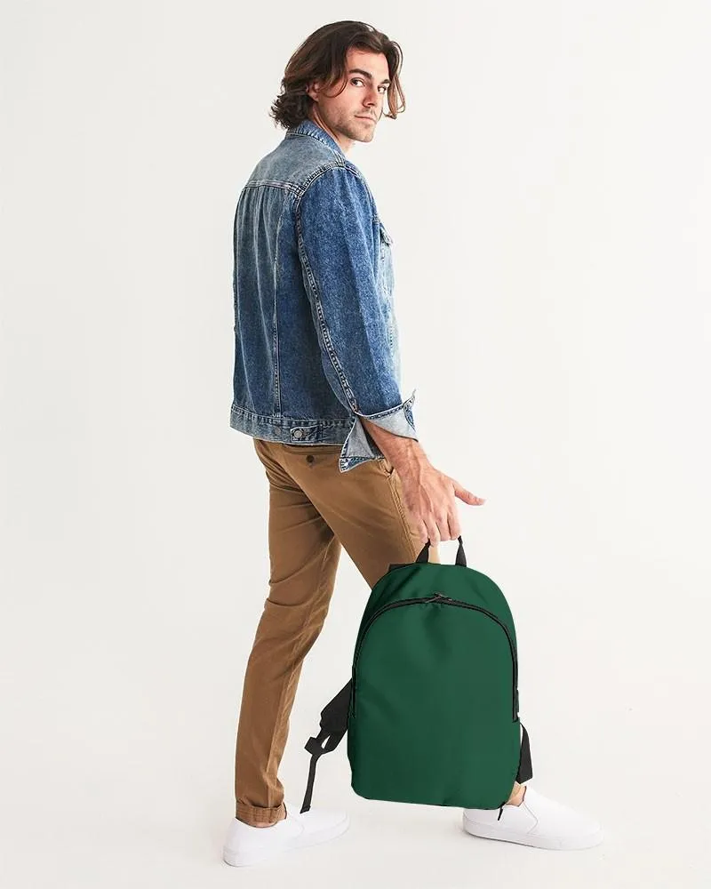 Dark Green Waterproof Backpack | Dark Pastel Green | C60M0Y60K80