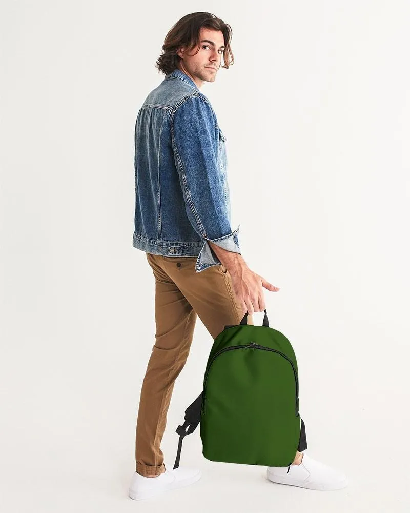 Dark Warm Green Waterproof Backpack | Dark Pure Warm Green | C50M0Y100K80