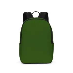 Dark Warm Green Waterproof Backpack | Dark Pure Warm Green | C50M0Y100K80