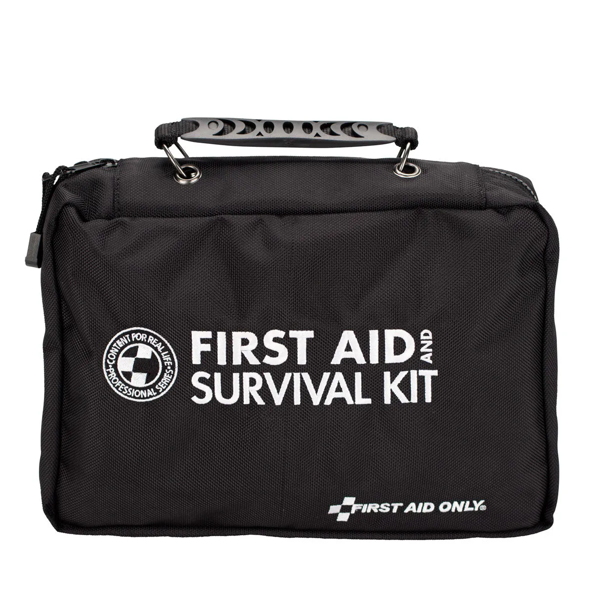 Deluxe Survival First Aid Kit in Ballistic Nylon Black Carry Case, 223 pieces