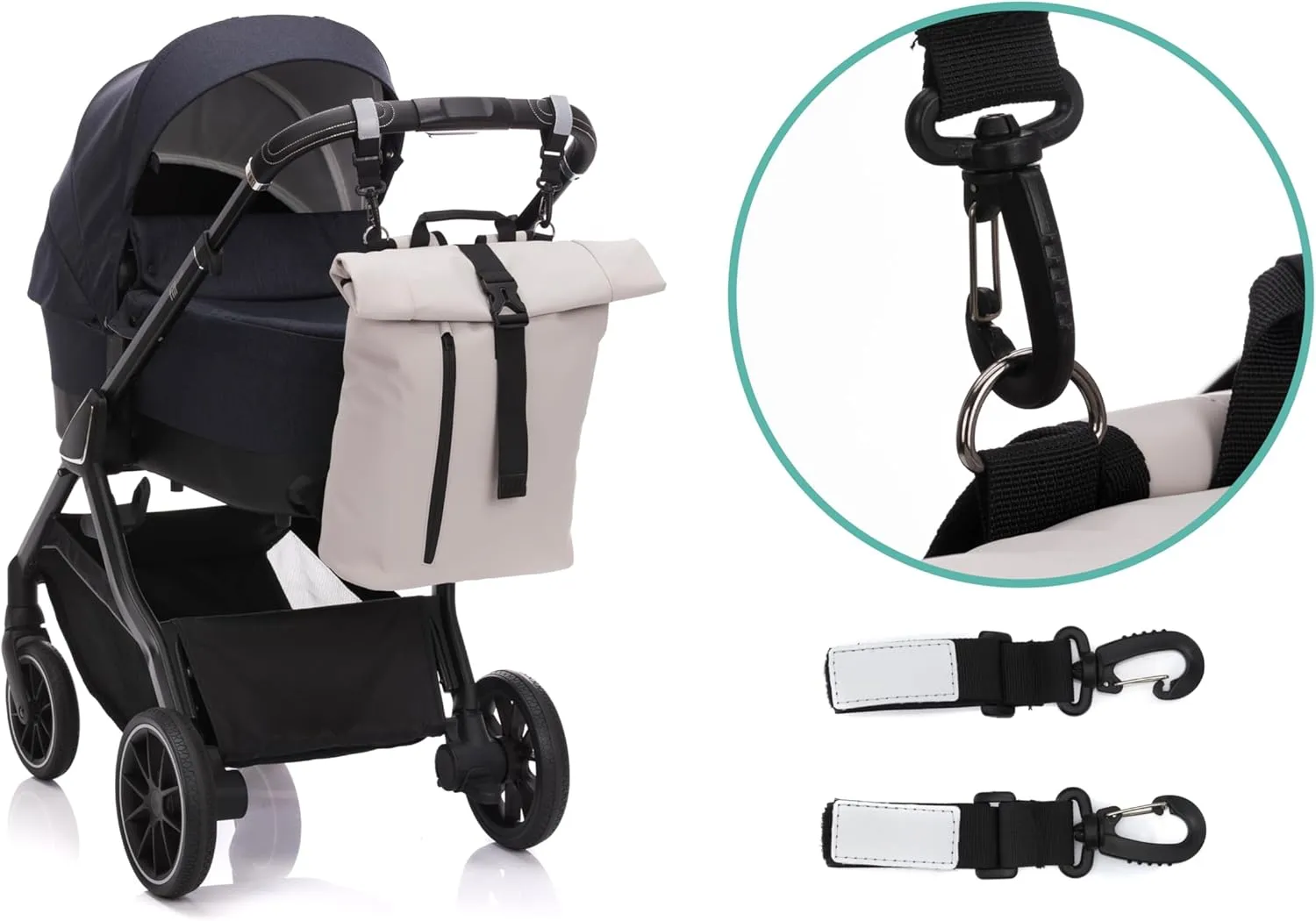 Diaper Bag Backpack Waterproof 25l Roll Top Outdoor Travel Laptop Dry Bags For Men And Women Camping Hiking Beach (Biege)