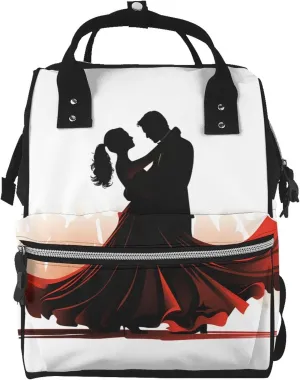 Diaper Bag Nappy Backpack Baby Bag Chickens and Farm Mummy Backpack Multifunction Changing Bags for Travel, Ballroom Dance, One Size