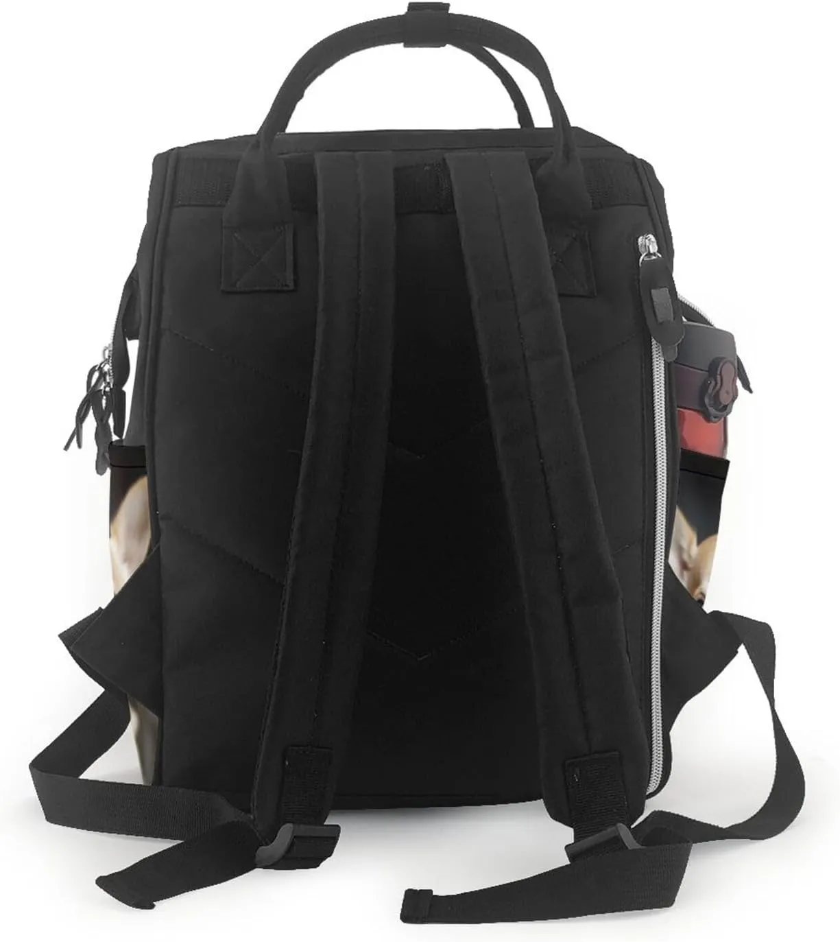 Diaper Bag Nappy Backpack Baby Bag Running german shepherd dog Mummy Backpack Multifunction Changing Bags for Travel, Cute Chihuahua, One Size