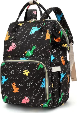 Dinosaur Baby Diaper Bag Backpack for Girls Boys, Waterproof Large Maternity Nappy Bags for Mom