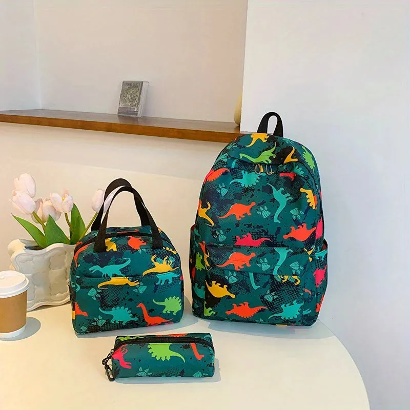 Dinosaur Backpack Set for Kids