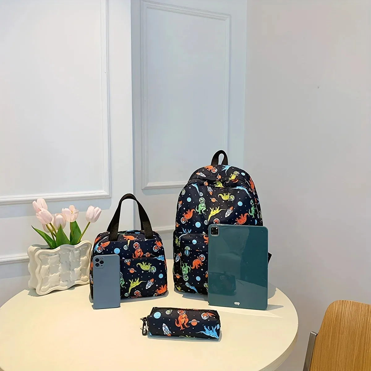 Dinosaur Backpack Set for Kids