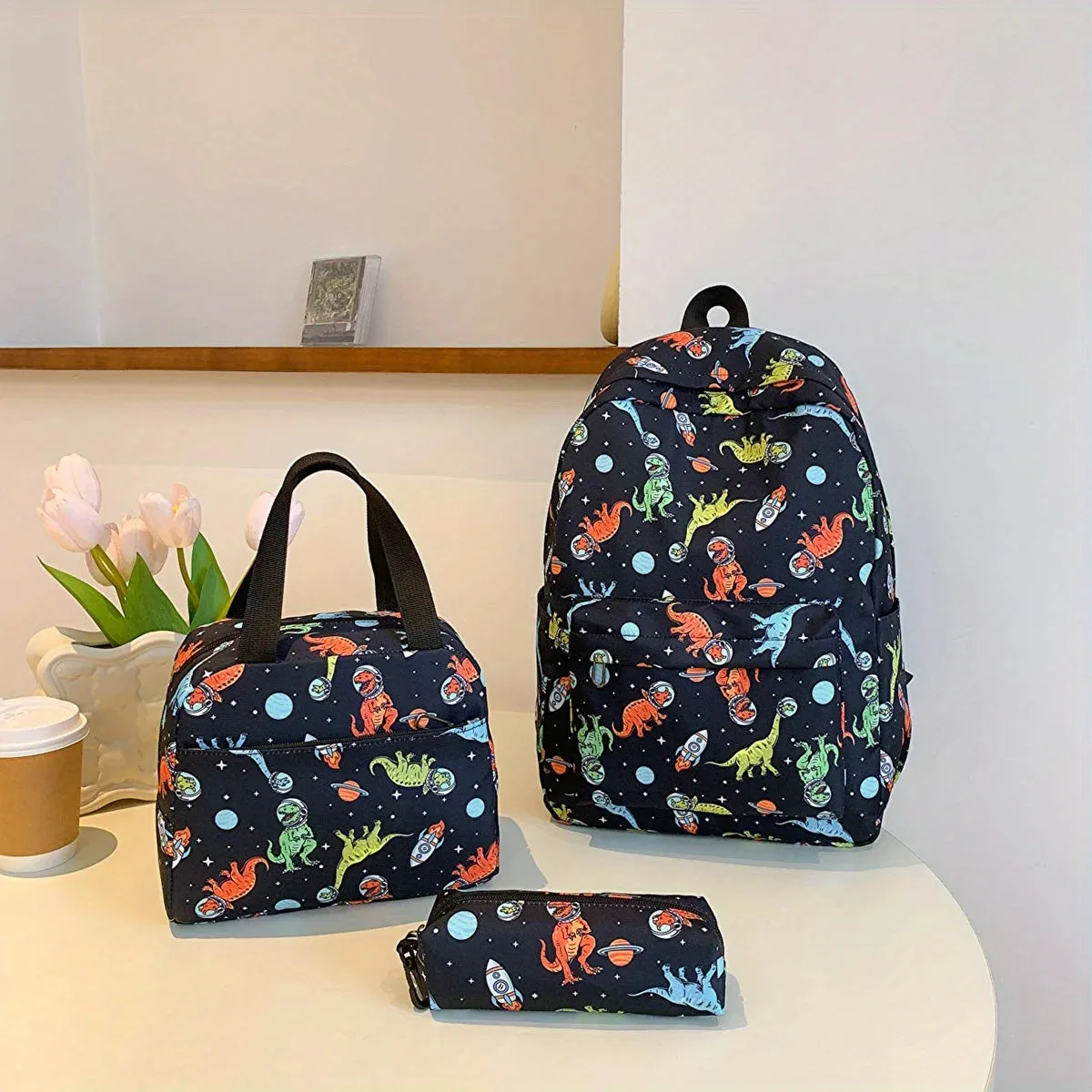 Dinosaur Backpack Set for Kids