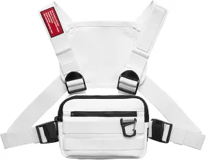 DIOTSR Running Chest Pack, Lightweight Chest Bag for Workout, Running Tactical Backpack with Extra Phone Holder