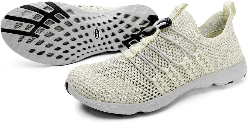 DLGJPA Women's Lightweight Quick Drying Aqua Water Shoes Athletic Sport Walking Shoes