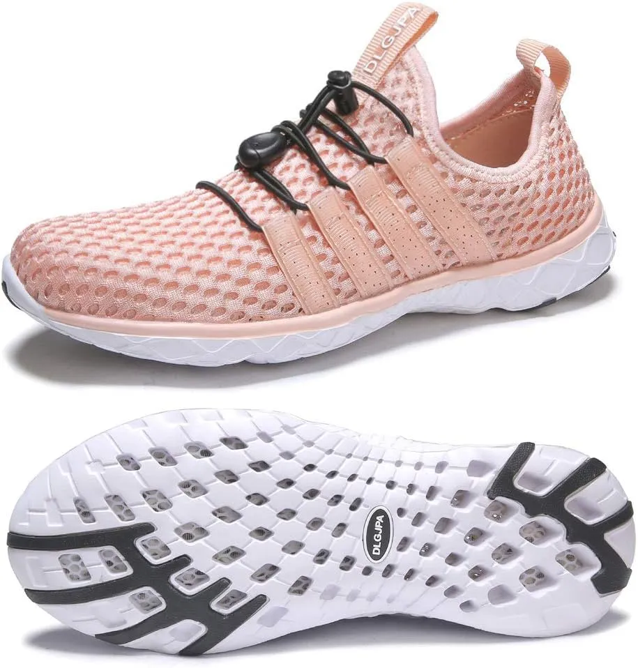 DLGJPA Women's Lightweight Quick Drying Aqua Water Shoes Athletic Sport Walking Shoes