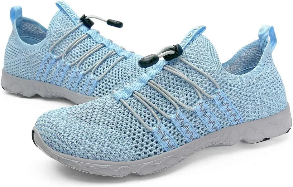 DLGJPA Women's Lightweight Quick Drying Aqua Water Shoes Athletic Sport Walking Shoes