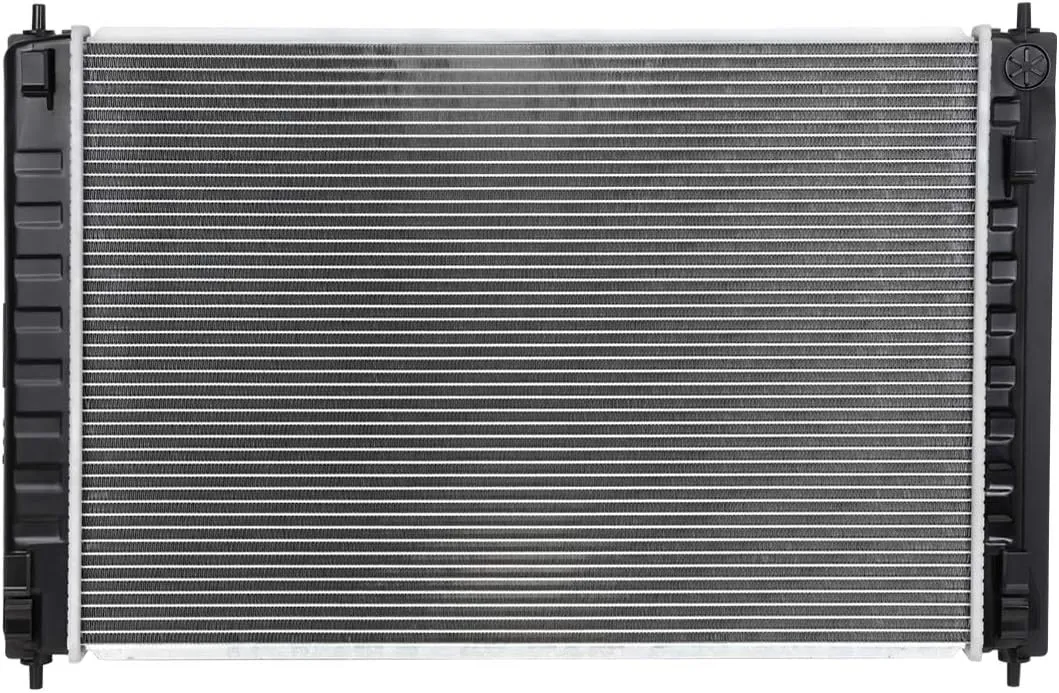 DNA Motoring OEM-RA-13039 1-Row OE Style Aluminum Core Radiator Compatible with 09-14 Murano / 11-16 Quest, 26-7/16" W X 18-1/16" H X 1" D, 1-3/8" Inlet, 1-3/8" Outlet