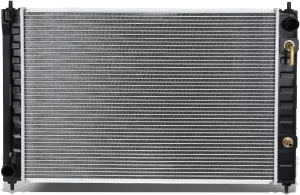 DNA Motoring OEM-RA-13039 1-Row OE Style Aluminum Core Radiator Compatible with 09-14 Murano / 11-16 Quest, 26-7/16" W X 18-1/16" H X 1" D, 1-3/8" Inlet, 1-3/8" Outlet