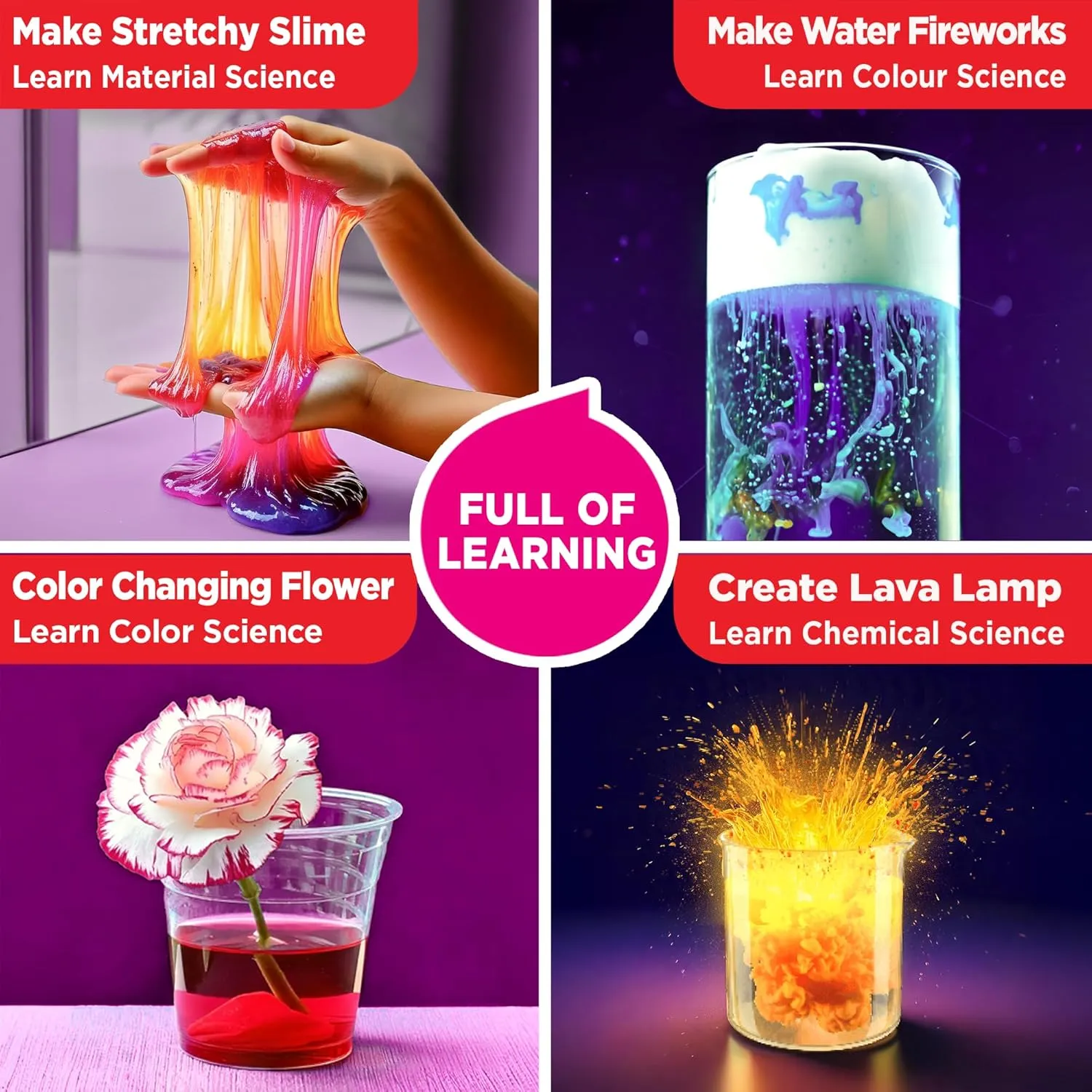 Doctor Jupiter Girls First Science Experiment Kit for Kids Ages 4-5-6-7-8| Birthday Gift Ideas for 4  Year Old Girls| STEM Learning & Educational Toys