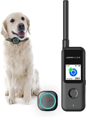 Dog GPS Tracker 2, GPS Pet Tracker Without Monthly Fee or Subscription, Real-Time Dog Collar Tracking Device Without Cell Signal, Pro Black