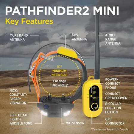 Dogtra Pathfinder2 MINI 4-Mile Range GPS Dog Tracker