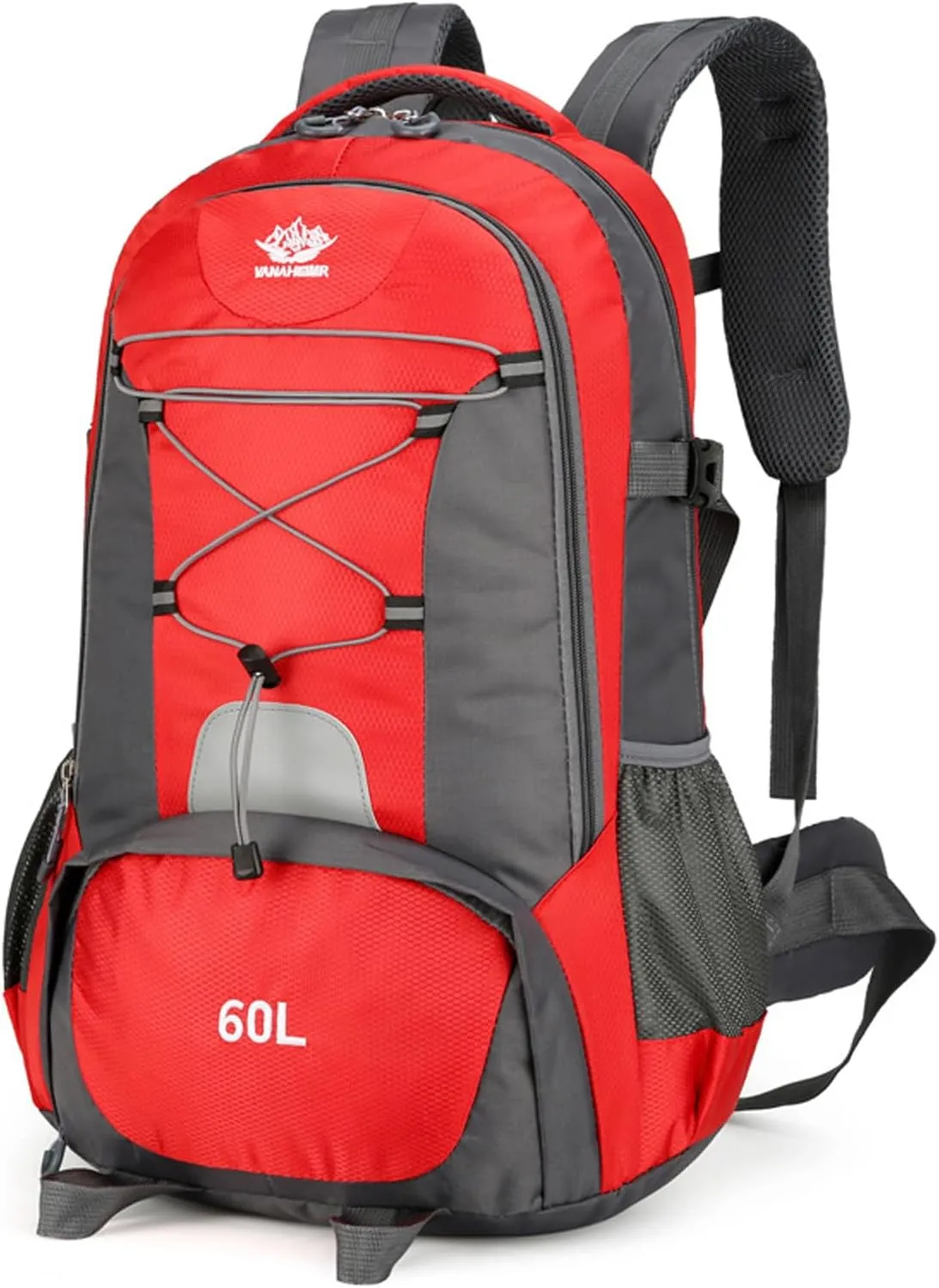 doorslay 60L Hiking Backpack Travel Backpack with Anti-Splash Fabric Multi-Storage for Camping and Outdoor Adventure