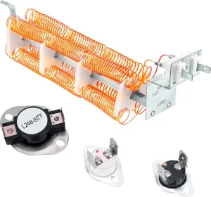 Dryer Heating Element Kit Compatible with may-tag Dryers PYE2300AYW PYET244AYW PYET344AYW PYE4557AYW PYE1000AYW PYE1000AZW PYE2000AYW PYE2000AZW PYE2200AKW PYE2200AYW PYE2200AZW PYE2300AZW PYE3200AYW