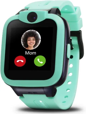 Easyfone Trackino KW2 Kids Smart Watch | 4G Phone Watch for Kids with Calling, GPS Tracking and Activity | Parental Controls | SOS Button | SIM Card Included | Kid’s Phone Alternative (Mint Green)