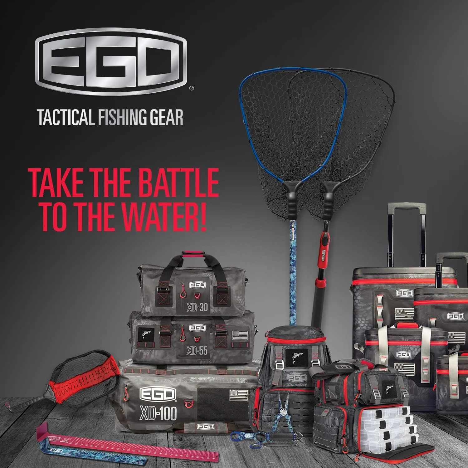 Ego Kryptek TPU Fish Weigh in Cooler - Insulated, Waterproof Fishing Cooler for Tournaments, Bass Tourneys, and Fish Weighing - Live Bait Protection