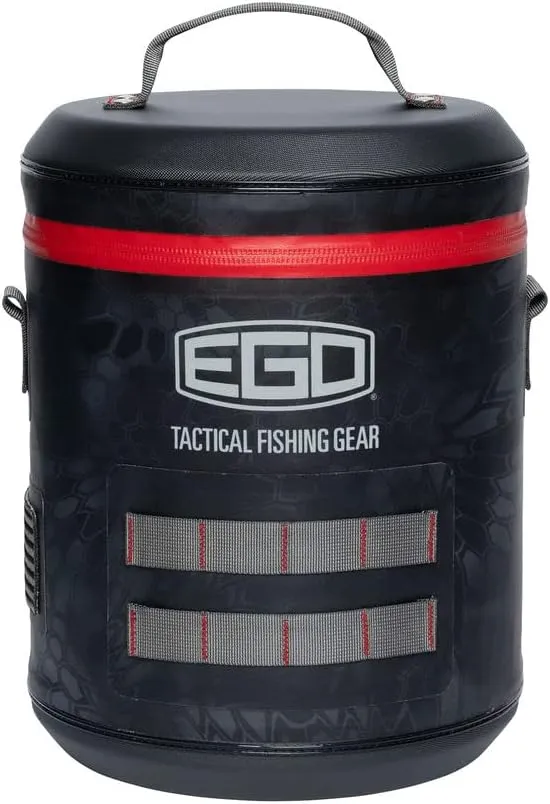 Ego Kryptek TPU Fish Weigh in Cooler - Insulated, Waterproof Fishing Cooler for Tournaments, Bass Tourneys, and Fish Weighing - Live Bait Protection