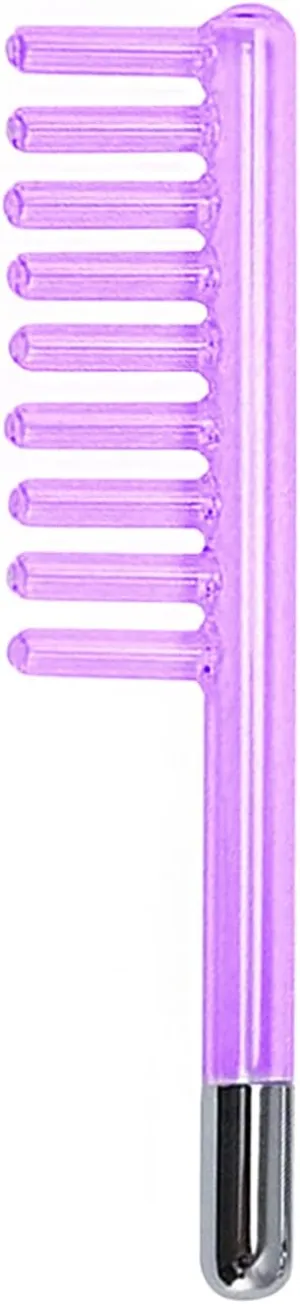 Electrode Wand Glass Tube Handheld Spare Parts for Hi Frequency Instrument Elitzia ETJX006AS (Violet Comb)
