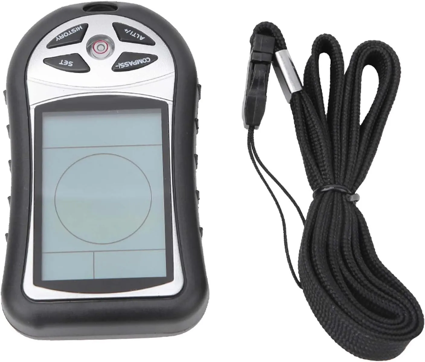 Electronic Altitude Meter, 8 in 1 Handheld Altitude Navigation Compass Barometer Thermometer with Blue Backlight for Outdoor