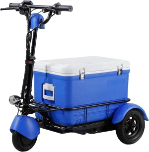 Elevate Your Journey with The Camp Pioneer Experience Speeds up to 11.6 MPH and a Generous 55L Cooler Capacity