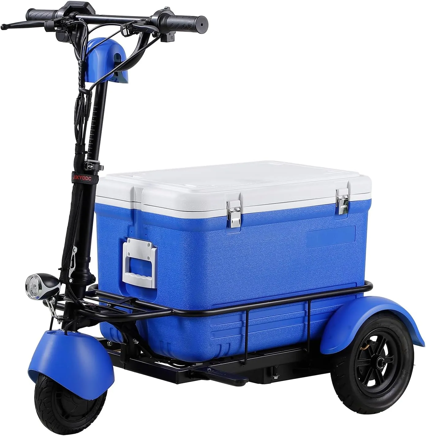 Elevate Your Journey with The Camp Pioneer Experience Speeds up to 11.6 MPH and a Generous 55L Cooler Capacity