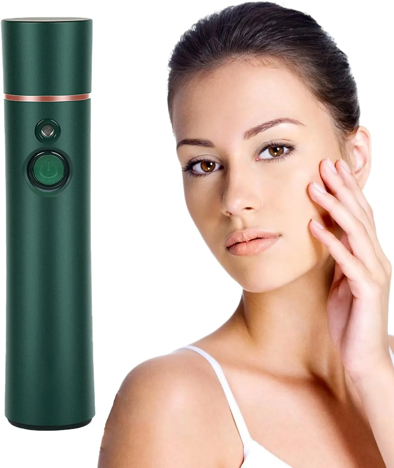 Elitzia Oxygen Facial Machine Oxygen Injection Skin Care Spa Nano Facial Mister Hydration Anti Aging Nourishing Handheld Atomizer Face Care Improve Absorption Portable Mist Sprayer Women ETKD88SA