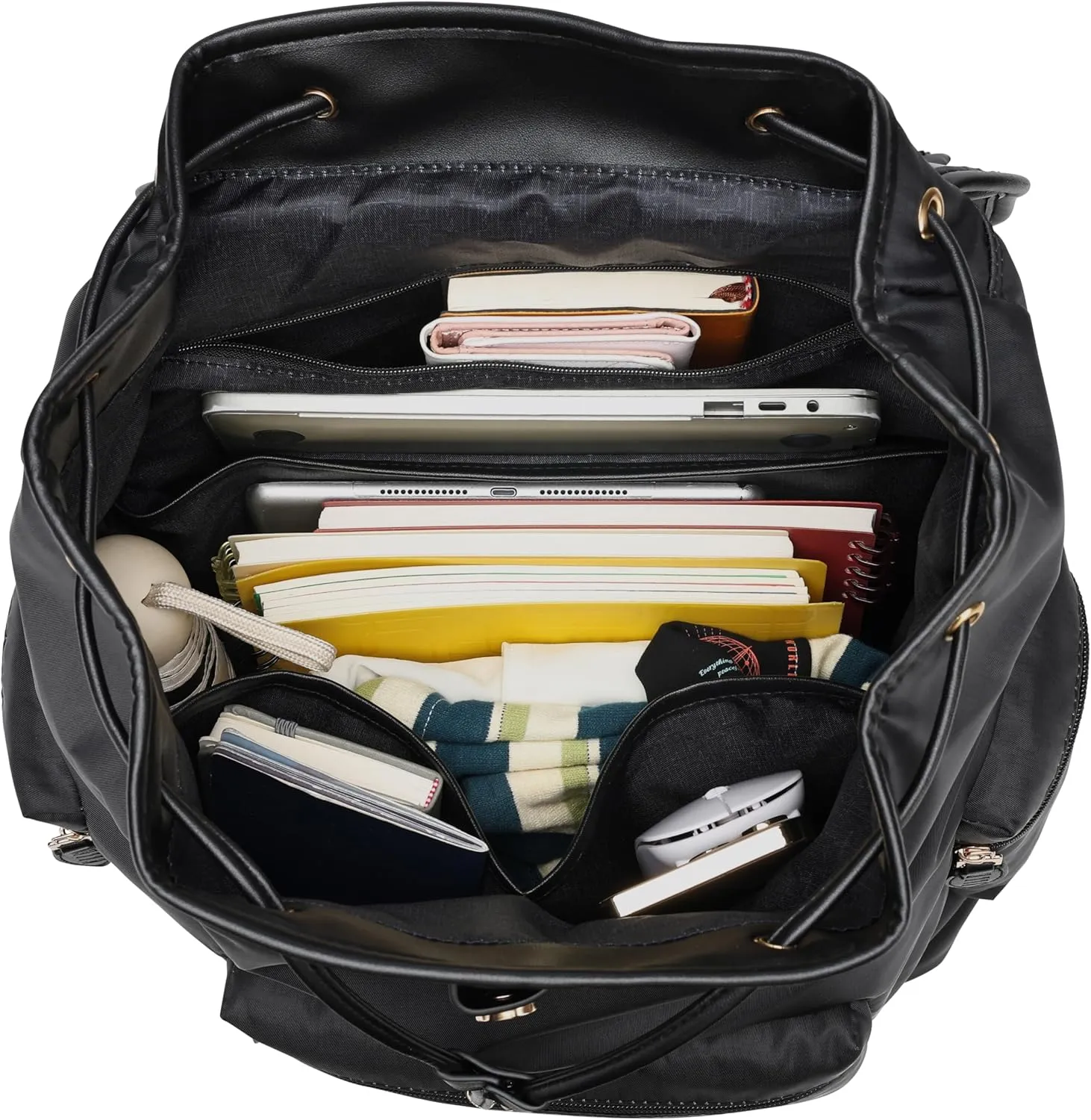 Elle Wayfarer 23L Monogram Travel Backpack | Black