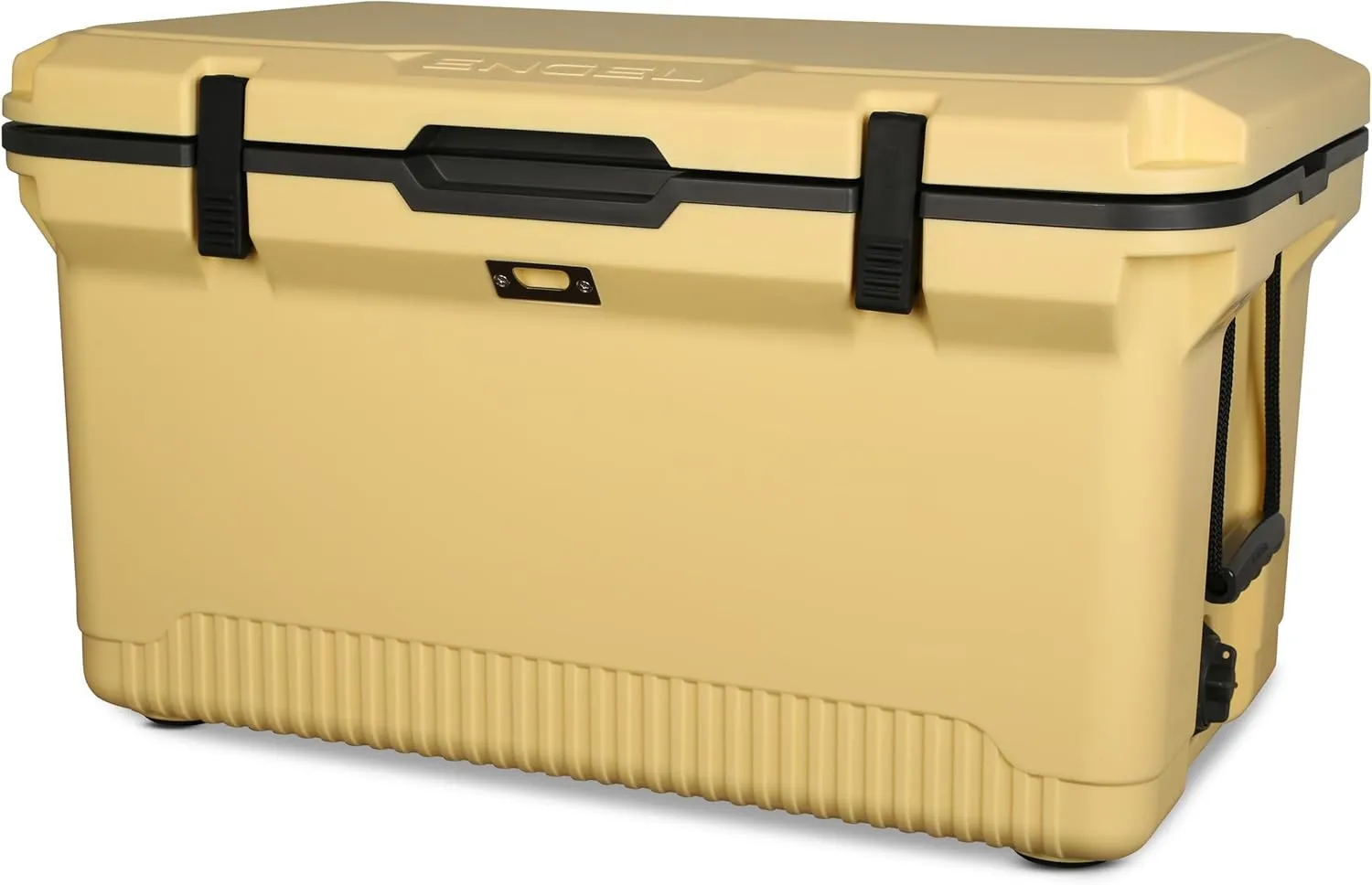 ENGEL 60 QT Ultra-Light Injection Molded Cooler - Ice Chest Keeps Ice up to 7 Days - Large Cooler Includes Wire Basket, Divider and Built-in Bottle Opener
