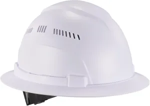 Ergodyne Skullerz 8968 Lightweight Full Brim Hard Hat with Adjustable Venting - Type 1, Class C