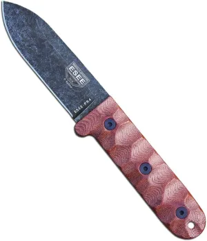 ESEE PR4 Fixed Blade Survival Knife –Field Tested, Durable and Reliable Bushcraft Knife with Dark Tan Sheath, Ideal for Survival, Outdoor Use, and EDC